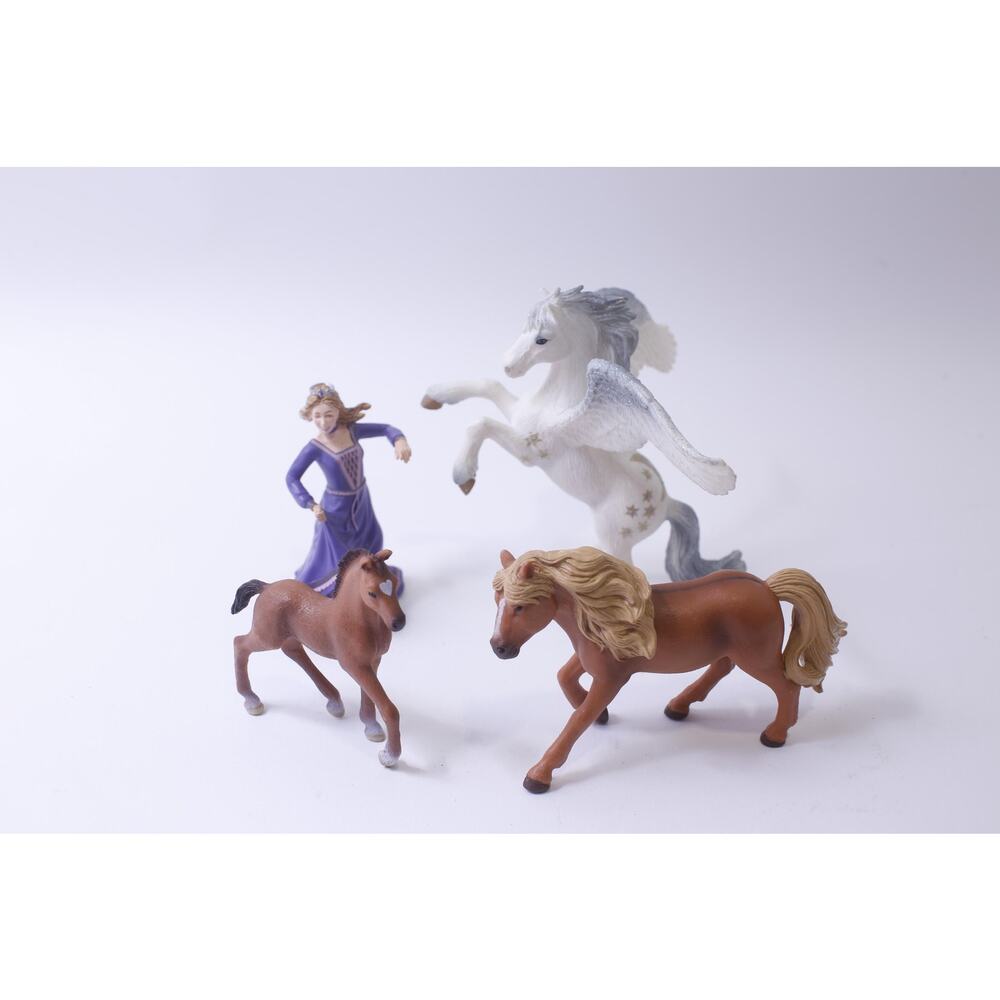 Princess Juliet Figure by Safari, Schleich Toy Horses Set, Oldenburg Foal Horse